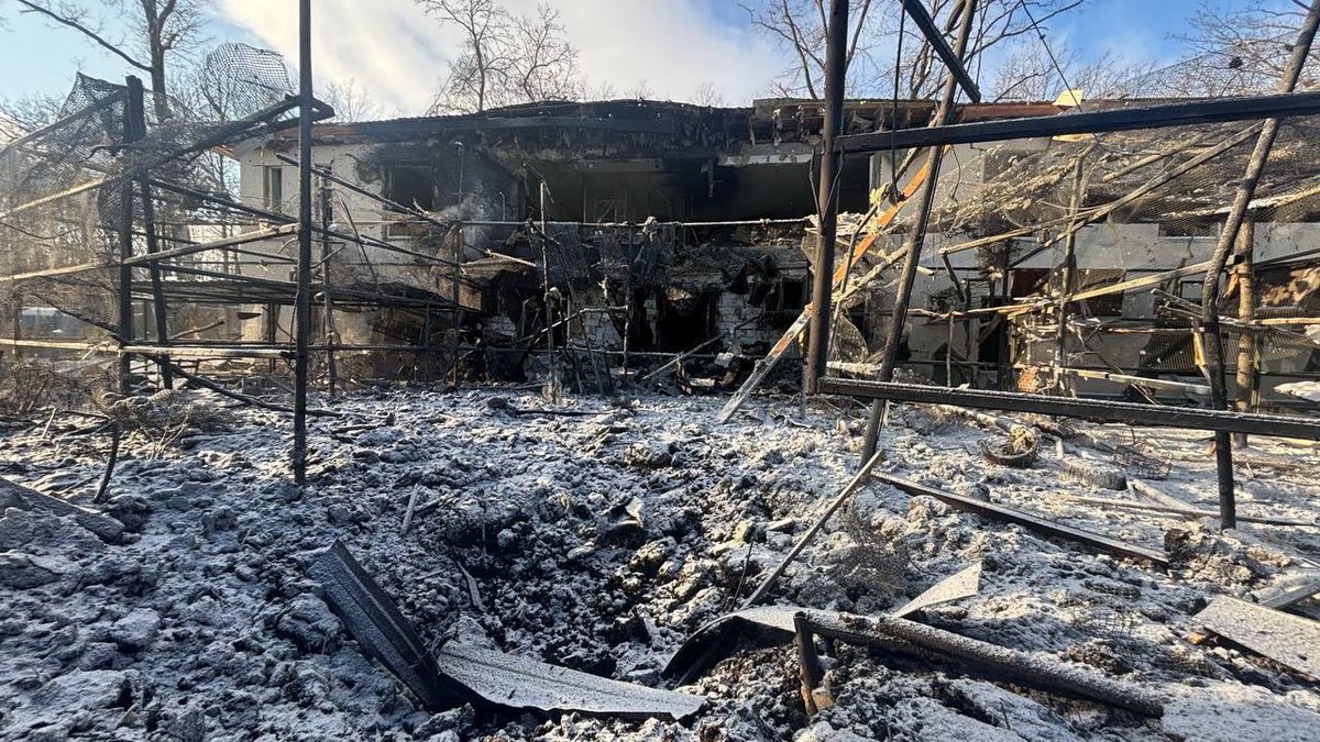 Russians kill everything, damned scum!

Russia attacked an eco-park near Kharkiv with a glide bomb: Lions injured, enclosures destroyed, most of the birds dead — the reserve's founder, Feldman.

As a result of the Russian airstrike, a volunteer was injured, and the winter