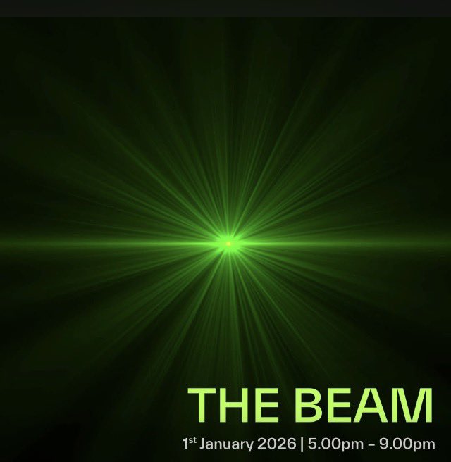 Happy New Year! Look up tonight between 5-9pm, you might just see “The Beam”