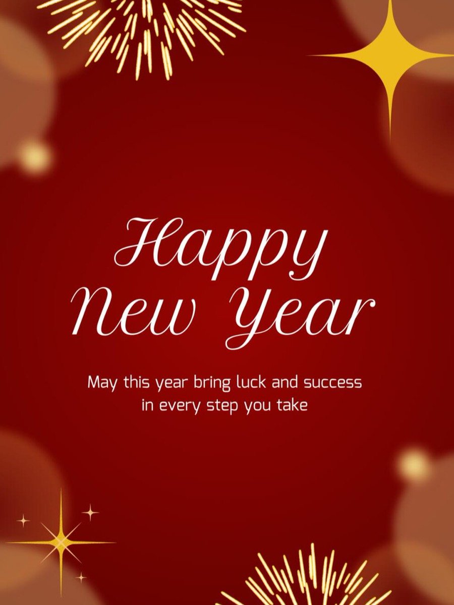 New year, new focus 2026 is the year to work smarter, stay motivated, and build something meaningful. Wishing success and clarity to all 🥂🎯🌼