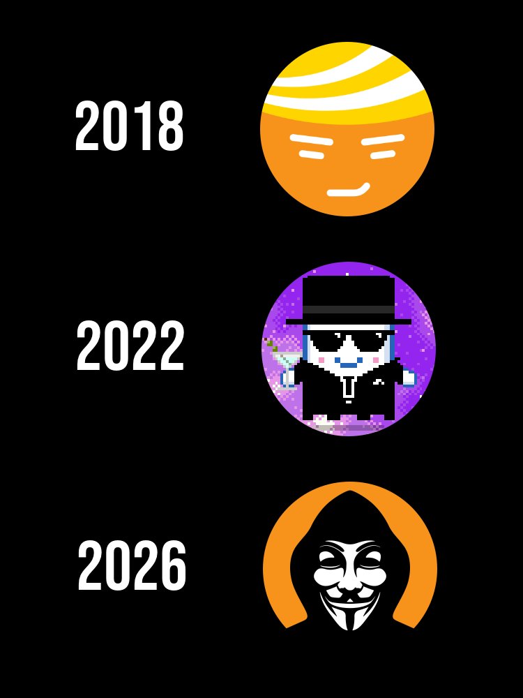 ChoynaBTC's tweet image. New year, old Choyna.

I still love my @aavegotchi #GotchiGang. But the 4 year PFP cycle continues, and in 2026 I return to my #Bitcoin origins of 2018.

New Year’s resolution: End the year with more bitcoin than I started with.

decryptionary.com/glossary/choyn…

Stay humble. Stack sats.