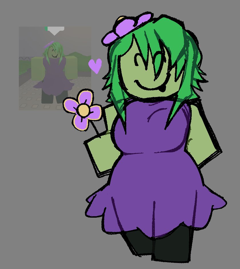 milkomedah's tweet image. that one flower lady i forgot her name insert lego joke here