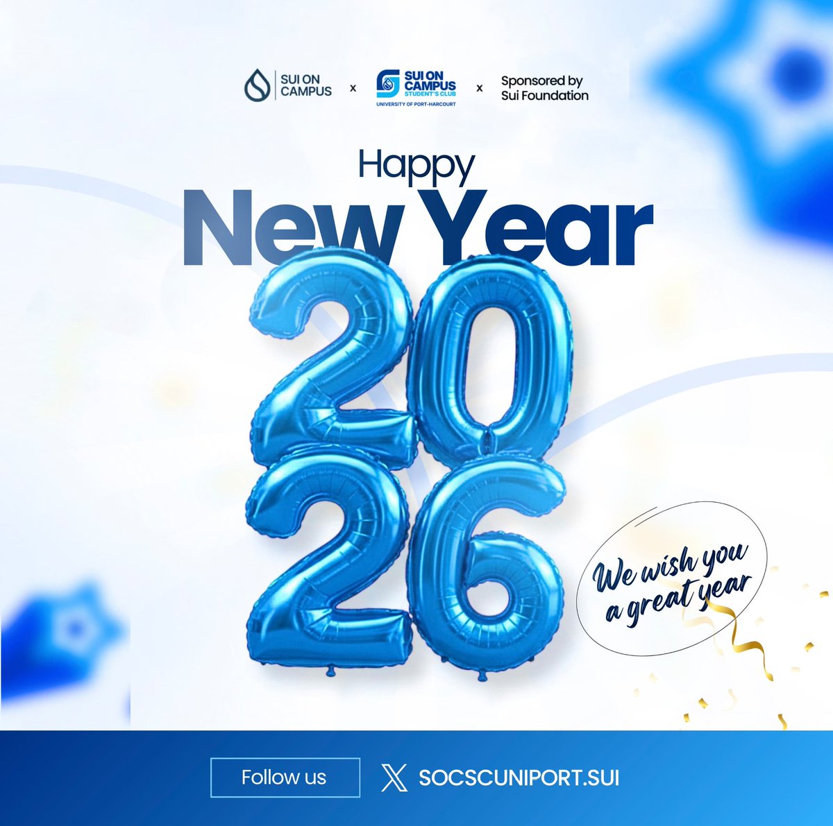 socscuniport's tweet photo. Wishing our SOCSC Uniport community a peaceful and prosperous New Year✨🎊

As we welcome 2026, our reflection is filled with gratitude. The dedication, collaboration, and innovative spirit each of you brought made 2025 a foundational year for our club.

Thank you for every line of code, every shared idea, and every moment of support. It has been a privilege to build alongside you.

We look forward to reaching new heights together in the coming year. May it bring you success, growth, and continued inspiration.

Happy New Year✨🌲