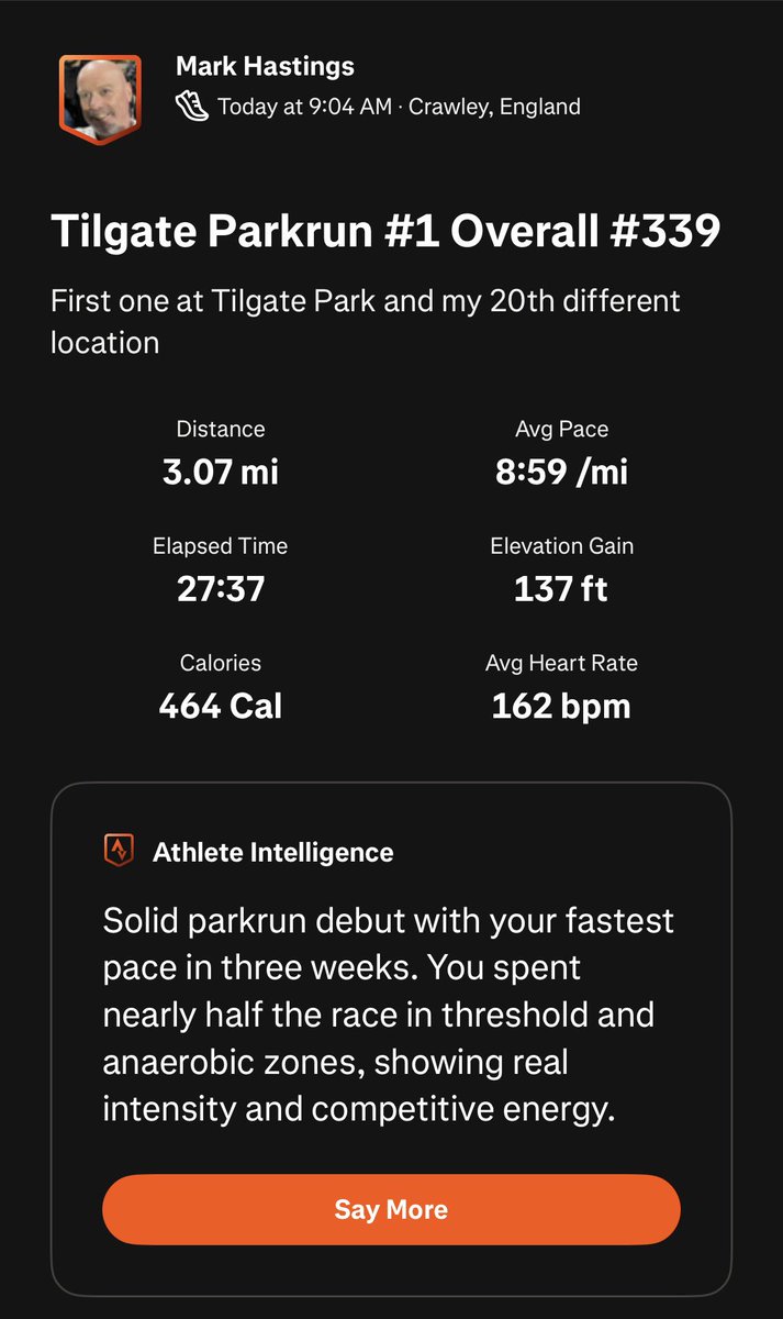 ploddercfc's tweet image. Nice start to the New Year. My first @tilgateparkrun and my 20th different location. Enjoyed that one albeit the middle uphill section was tough. #parkrun #running #fitness #ukrunchat