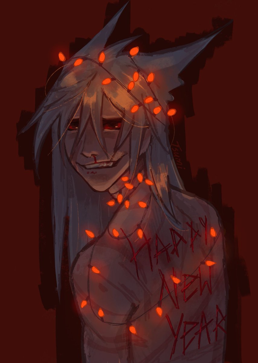 Smiling means happy :3
Happy New Year everyone!!! 🎉🎄
#NewYear2026 #art