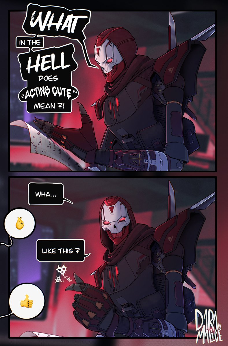 DaraLaMalice's tweet image. This year, my secret santa art goes to @basement_buddy_ ! 😁