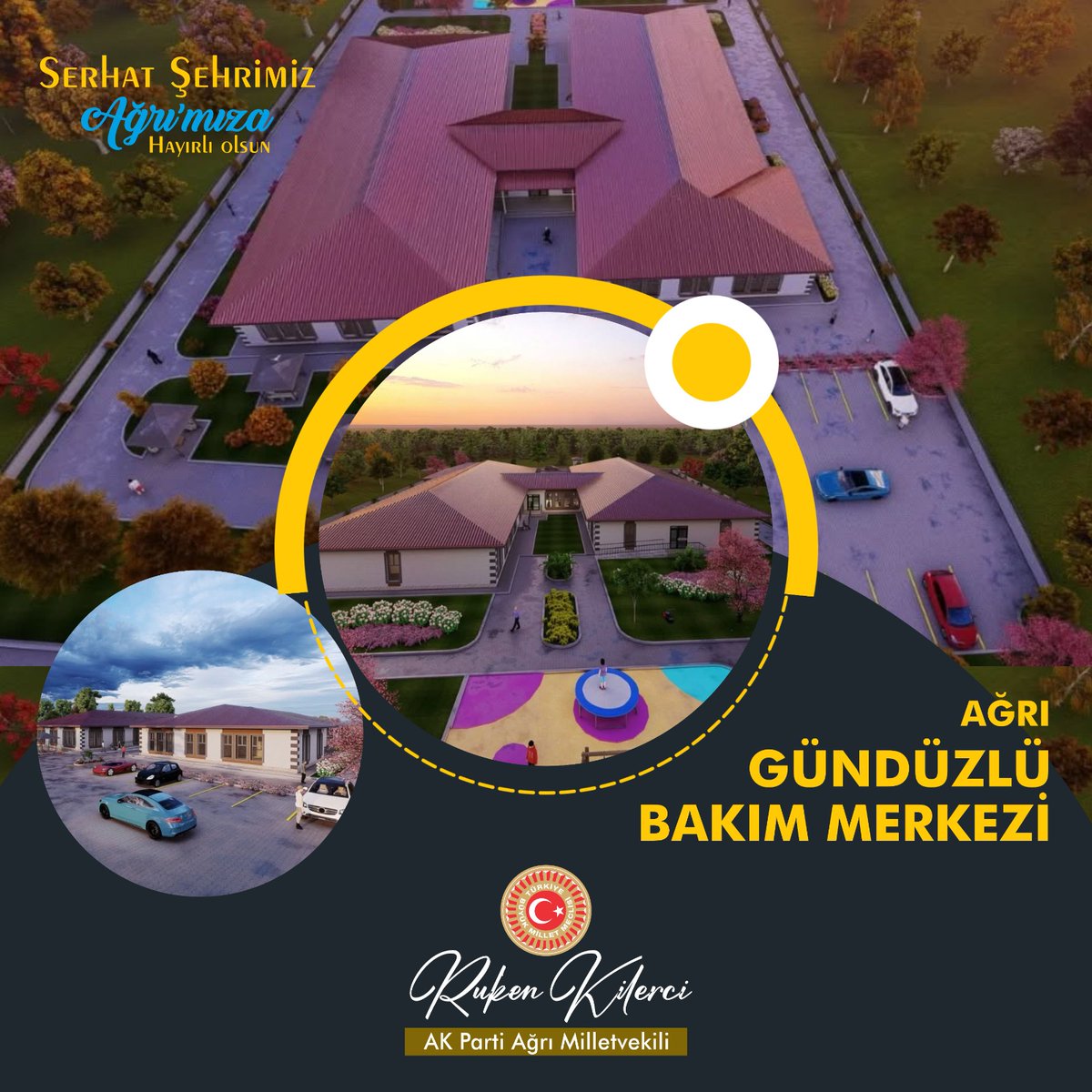 Valiliğimiz koordinesinde, İl Özel İdaremiz tarafından ihalesi gerçekleştirilen Ağrı Gündüzlü Bakım Merkezinin sözleşmesi imzalandı.

Aile ve Sosyal Hizmetler İl Müdürlüğümüz bünyesinde hayata geçirilecek proje; çocuklarımız ve ailelerimiz için güvenli, sosyal ve nitelikli bir