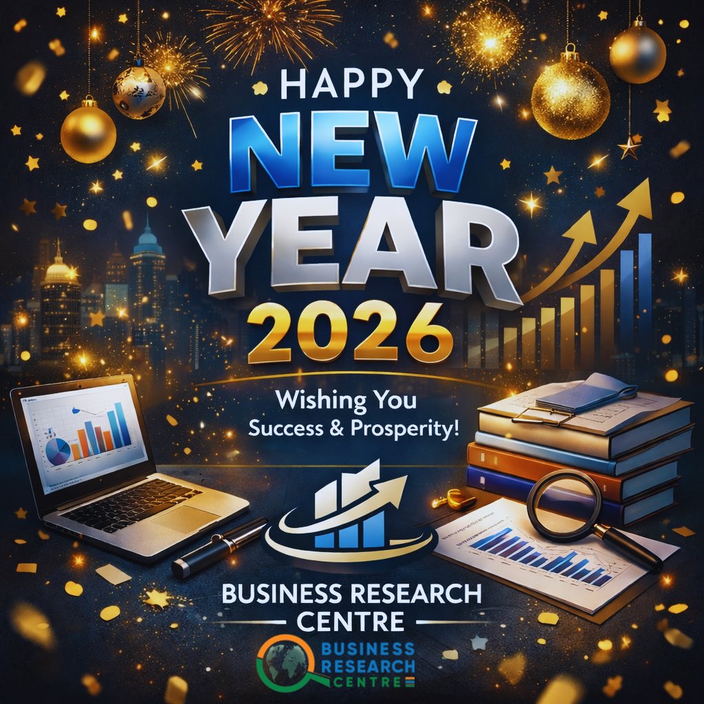 BusinessResear8's tweet photo. Happy New Year 2026
The Business Research Centre looks ahead with optimism and purpose. We thank our partners for their trust and collaboration and remain committed to delivering high-quality research that informs policy, strengthens the private sector, and drives sustainable. https://t.co/PSMd4KhHbo