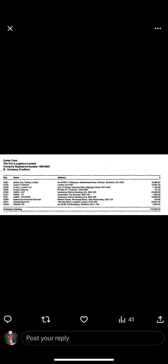Can some ask Adam brooks <a href="/EssexPR/">Adam Brooks AKA EssexPR 🇬🇧</a> if he paid his creditors off? He acts like he is a businessman but tbh he just a fraud…unfortunately he has blocked me #AdamBrooks