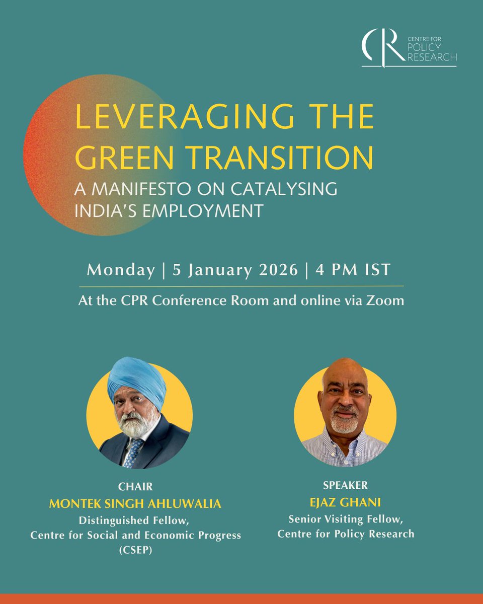 Centre for Policy Research tweet media