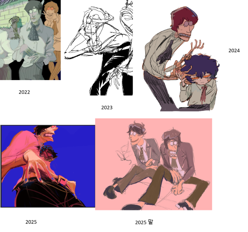 1년마다 적어도 한번은 60저를 그렸구만
재밌따