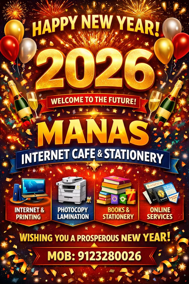 SameerS77330343's tweet photo. Happy New Year 2026 https://t.co/01ZcXFz2Wu
