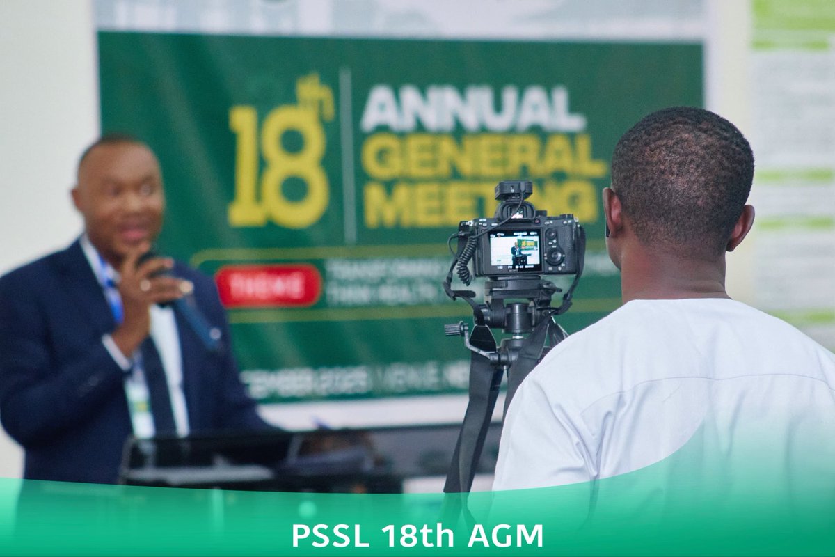 PSSL_National's tweet photo. As we start a new year, please see a major throwback as we celebrated our 18th Annual General Meeting on the 5th December 2025 under the theme “Transforming Healthcare Together: Think Health, Think Pharmacy”. https://t.co/c2JcY2C6Bg