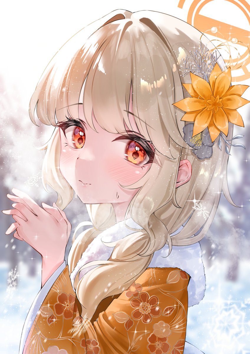 明けましておめでとうございます!
アオバと一緒に初詣!! 