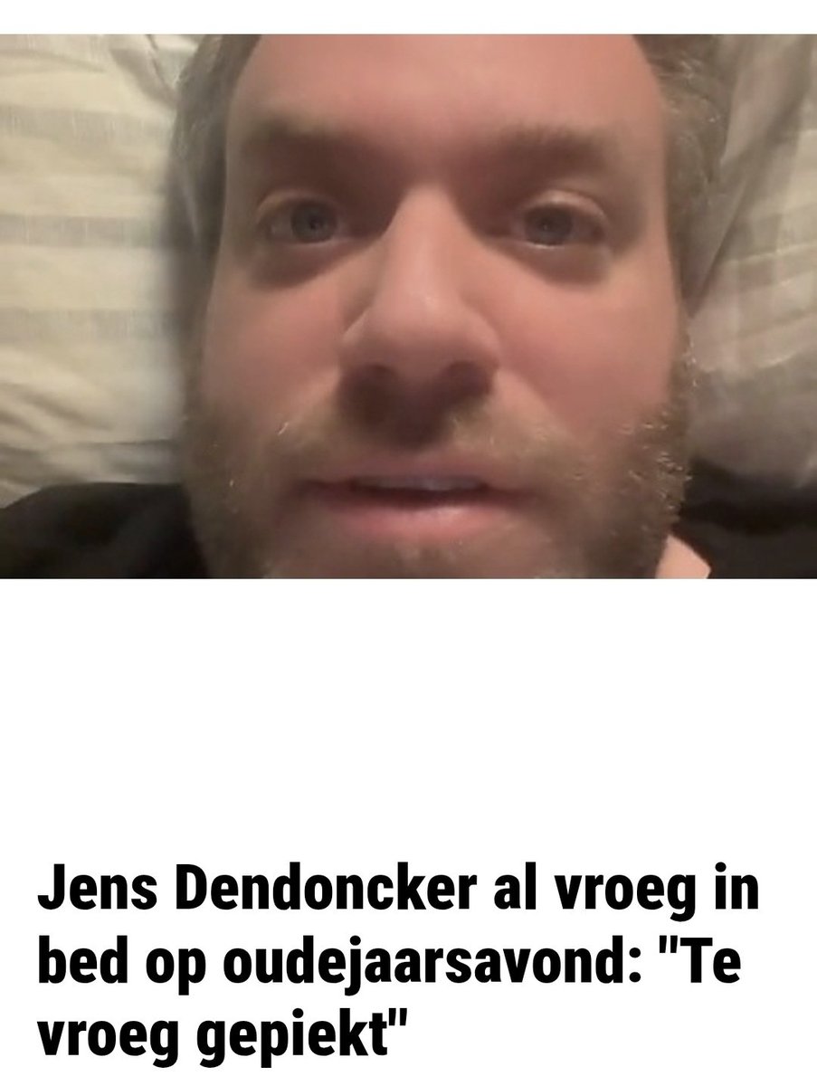 Gelukkig nieuwjaar Vlaamse persboys en -girls. 🤩🤩🤩