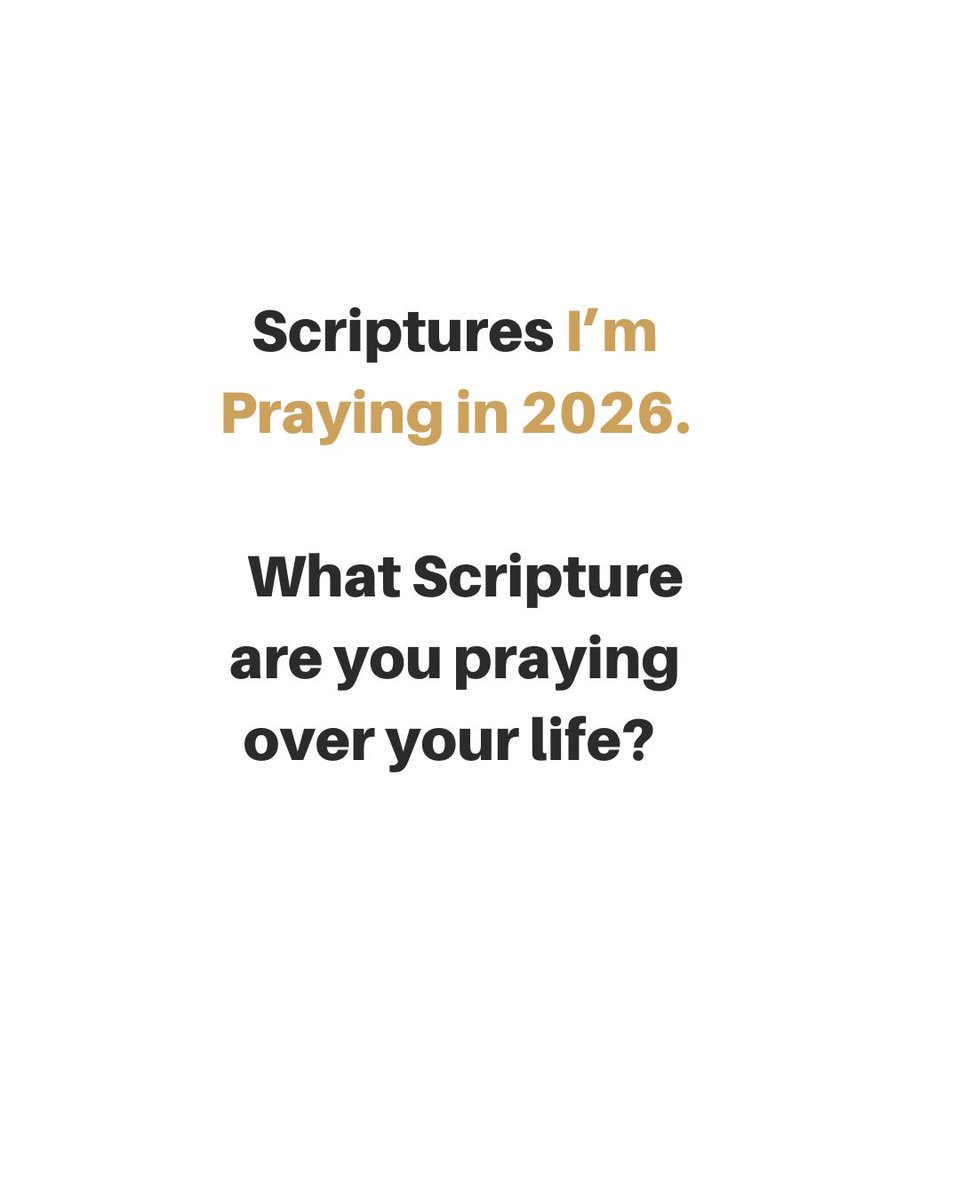 brianmills247's tweet photo. 📖 Scriptures I’m Praying in 2026.  What Scripture are you praying over your life?  

Personal Scripture of the Year – 
Psalm 37:3–5

Scripture I’m Praying Over Together We Church – 
Joshua 14:12 https://t.co/zlzPvhzEAm