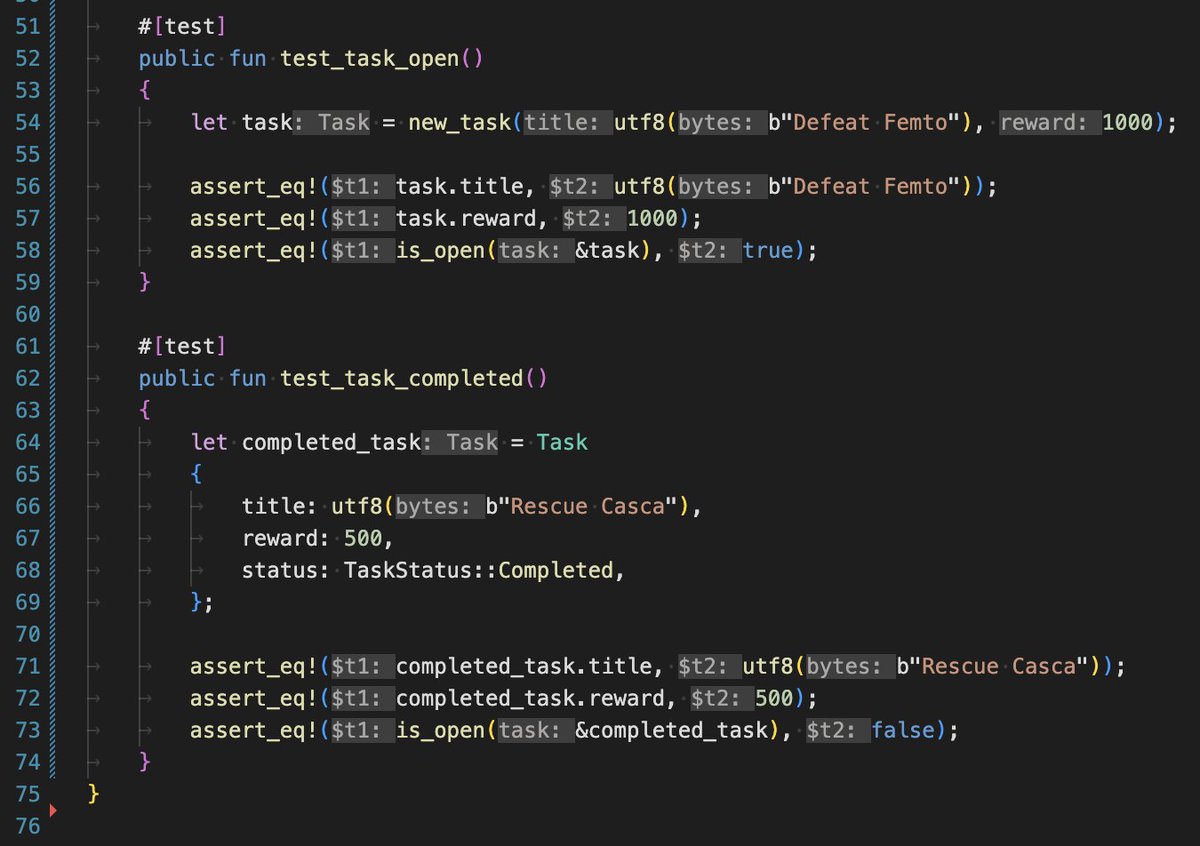 abakirca's tweet photo. Day 9 / 21 – Sui Challenge

Today's tasks:
- Learn what enums are and why they beat bool
- Replace done: bool with TaskStatus enum
- Update Task to use explicit state
- Implement is_open() status check

Github repo:
https://t.co/6wRBadZ65b https://t.co/Jy6wzKCusW