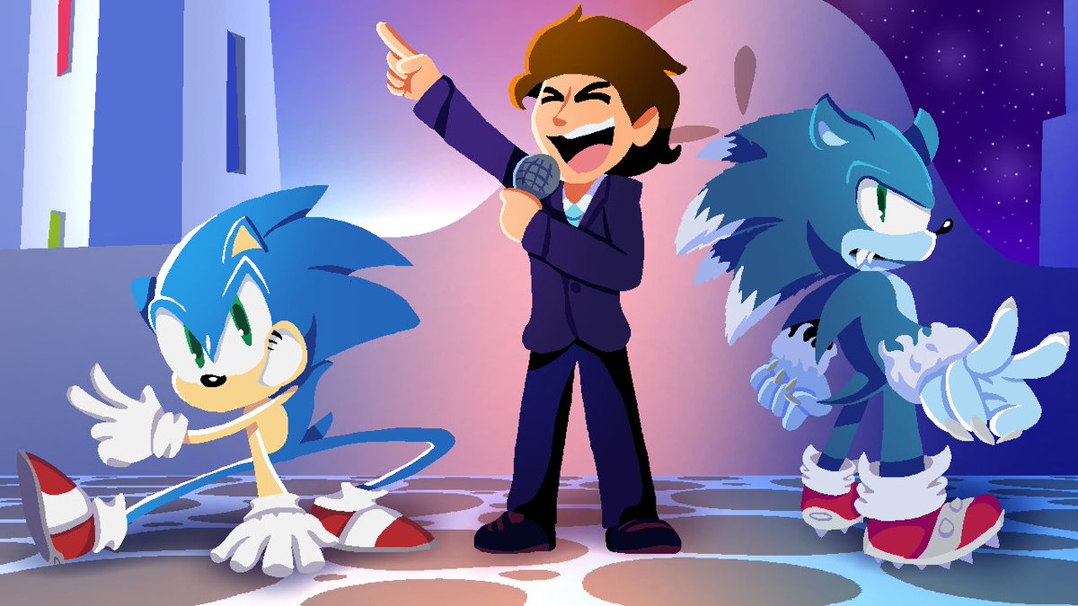 Datzkkk's tweet image. Para empezar bien el año, un dibujito que tenía pendiente desde hace rato

Un regalito para el @HedgeDubTeam por el mod de Unleashed Latino 

(Si, es el estilo de dibujo de Yui Karasuno) 

Por cierto, el del medio es MrPocho, quien le da voz a Sonic 

Te quiero mucho Pocho 😋