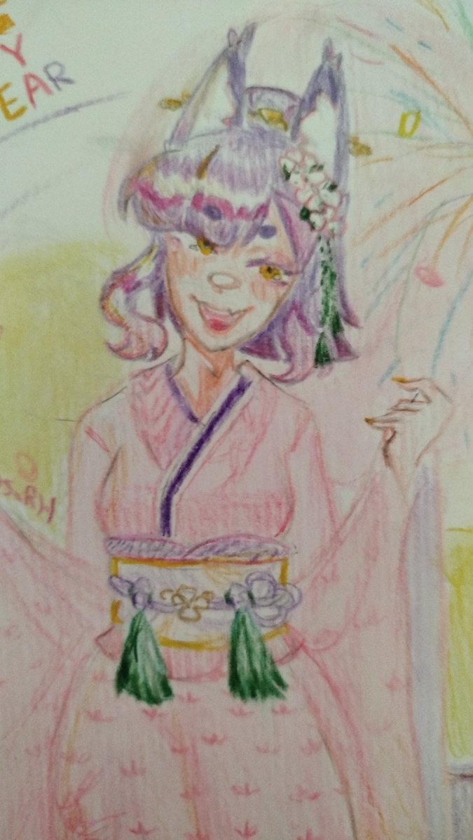JayLys_RH's tweet photo. Feliz ano novo pessoal que esse ano seja incrível e de muita felicidade<3!! #HappyNewYear2026 #art #desenho  #drawing  🎊🍡 https://t.co/hh8f2Ft1TN