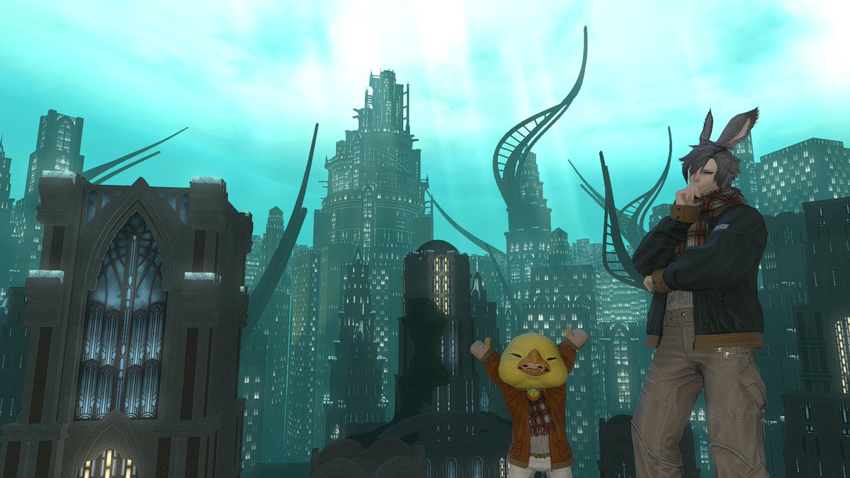 LICHT_LP's tweet image. 漆黒も終わったもあぽん。
FF14とVRCのアーモロート。