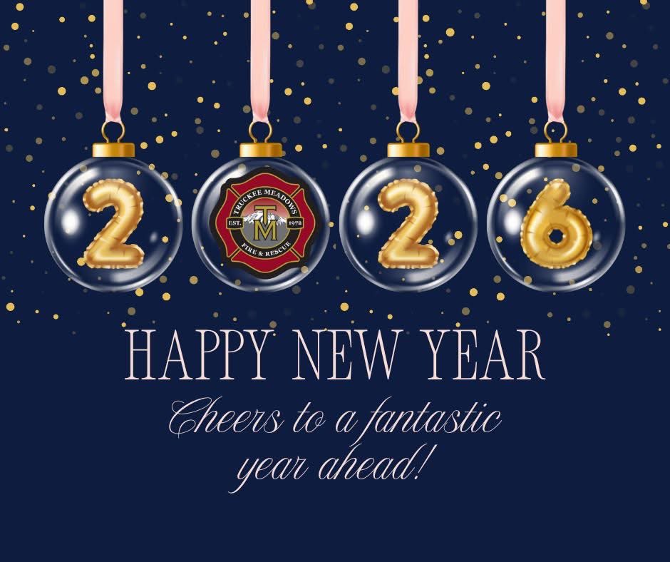 TMFPD's tweet image. Wishing all the residents we proudly serve a very happy, healthy, prosperous, and fire-safe New Year. Here’s to a safe year ahead for the Truckee Meadows.  

#happynewyear2026 #TMFR #firesafenewyear