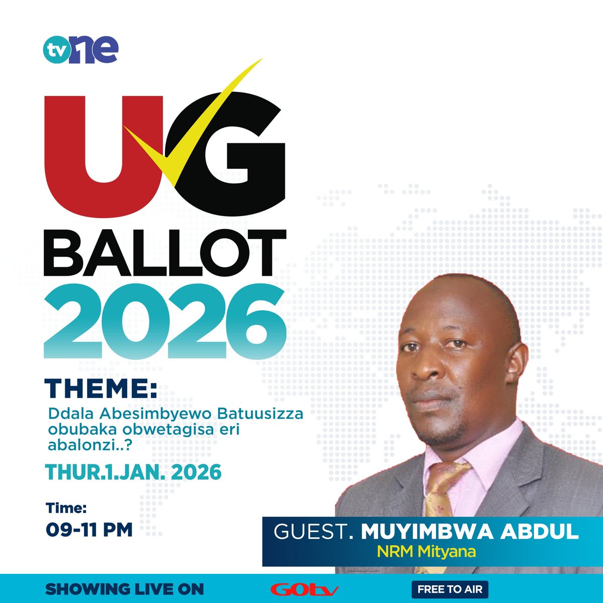 TV One Uganda tweet media