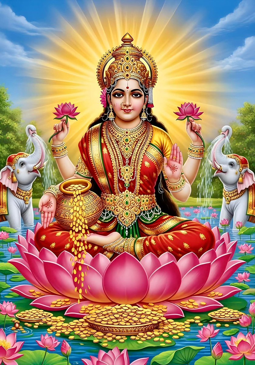 puja_0021's tweet photo. जय लक्ष्मी मां, जो समृद्धि और खुशियाँ लाती हैं।
मां की कृपा से घर-परिवार में सुख-शांति बनी रहती है।
उनका ध्यान करने से धन और सफलता प्राप्त होती है।
लक्ष्मी मां हमें धैर्य, प्रेम और संतुलन का आशीर्वाद देती हैं।
मां के आशीर्वाद से जीवन हमेशा उज्जवल और मंगलमय बनता है।🙏🌸 https://t.co/CiGpjmbVoX