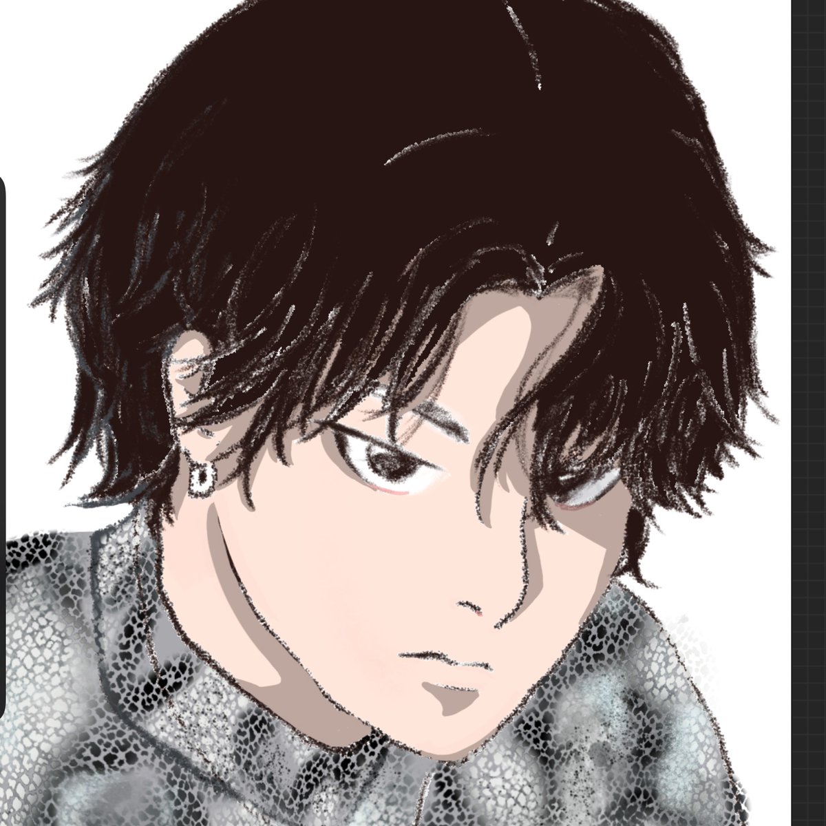 _mountainda's tweet image. アニメ塗り練🐍🦊