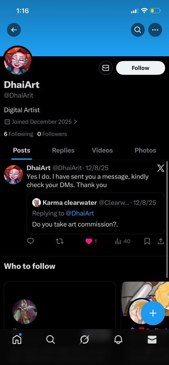 IneuraRoleplays's tweet photo. So if you get a dm form @DhaiArit it is a Impersonator of @DhaiArt ... The @DhaiArit  is a imposter...Also they scam a friend out of 150 doing so..... https://t.co/MfBqh5f4ob