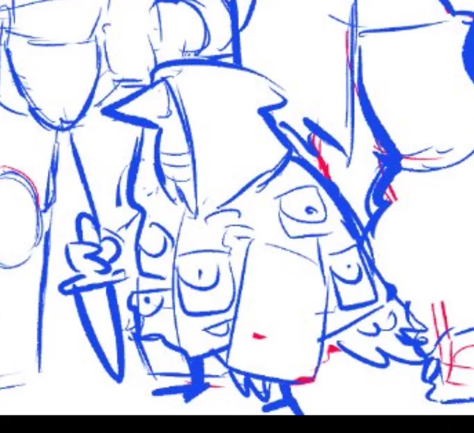 Lil guy from my most recent drawings Is actually my one player characters for DND.
He barely speaks and is a horrible criminal, thief and murderer.
He's just a son trying to provide for his family 
He's one of my favorite characters to play
Alot of my PCs are aarakocra or kenku 