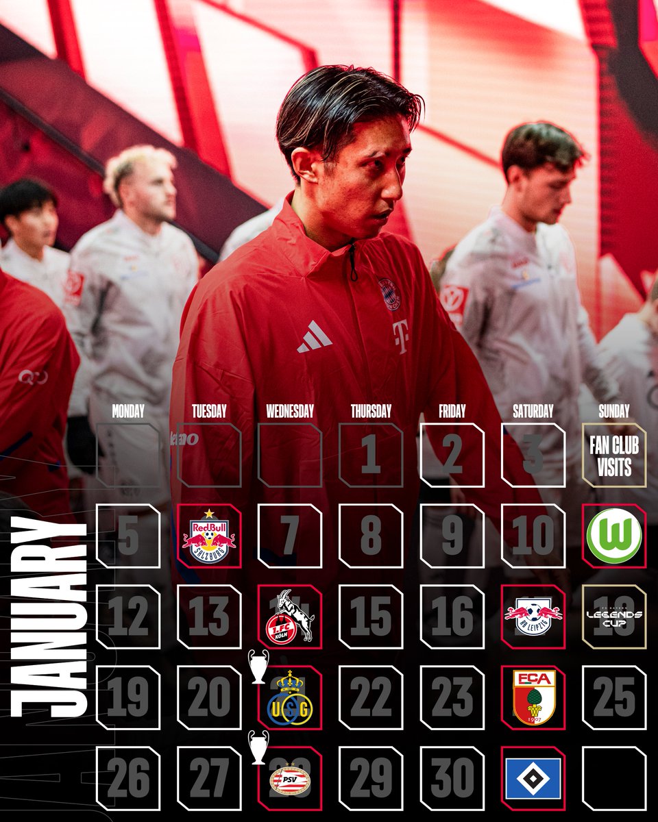 So starten wir ins neue Jahr! 💪⚽

🗓 Alle Termine im 𝑱𝒂𝒏𝒖𝒂𝒓 auf einen Blick.