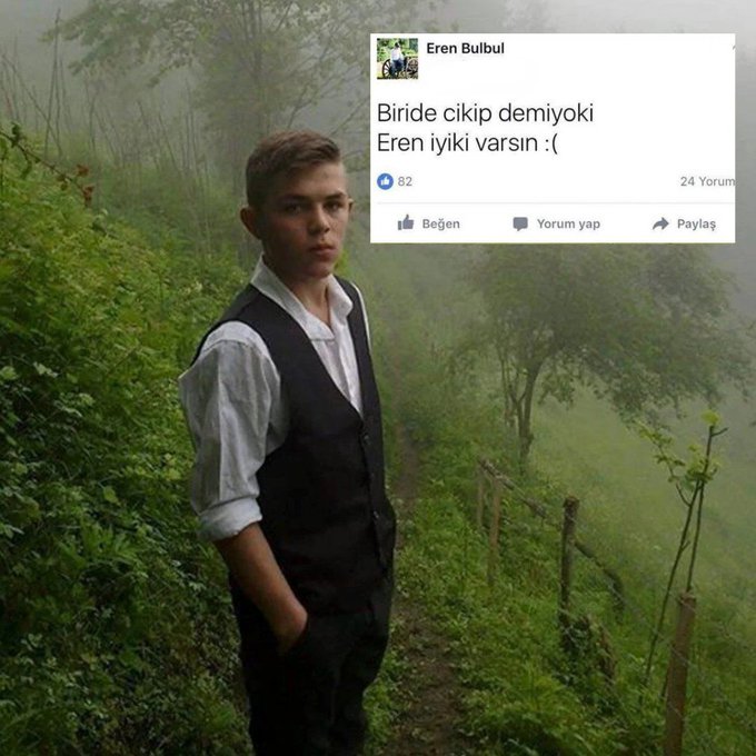 Bugün Şehit Eren Bülbül'ün doğum günü...
İyi ki varsın Eren...
İyi ki doğdun Eren...
#ErenBülbül