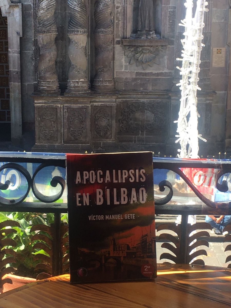 VicGete's tweet image. Libros perdidos por el mundo #ApocalipsisenBilbao #novela #terror #zombies ¡Gracias!