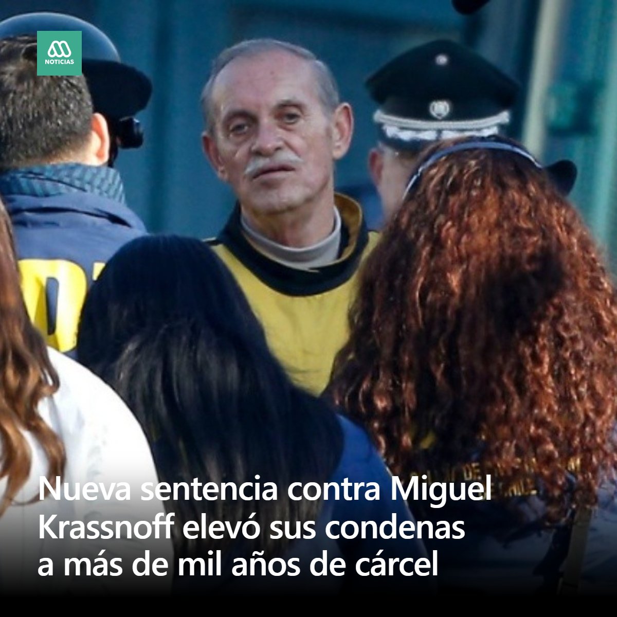 El exmiembro de la DINA, Miguel Krassnoff Martchenko, fue condenado a 15 años de cárcel por el secuestro calificado de Dignaldo Herminio Araneda Pizzini, en 1974. Con esto, sus condenas de presidio suman más de mil años.