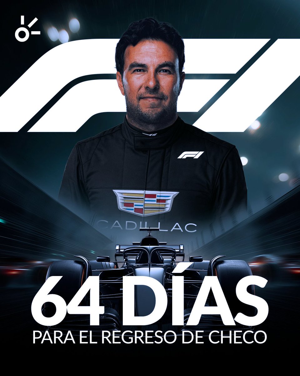 CUENTA REGRESIVA PARA EL REGRESO DE CHECO PÉREZ🏁🔥