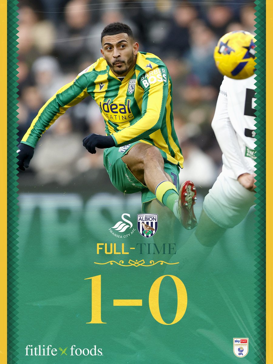 WBA's tweet image. Full-time in south Wales.