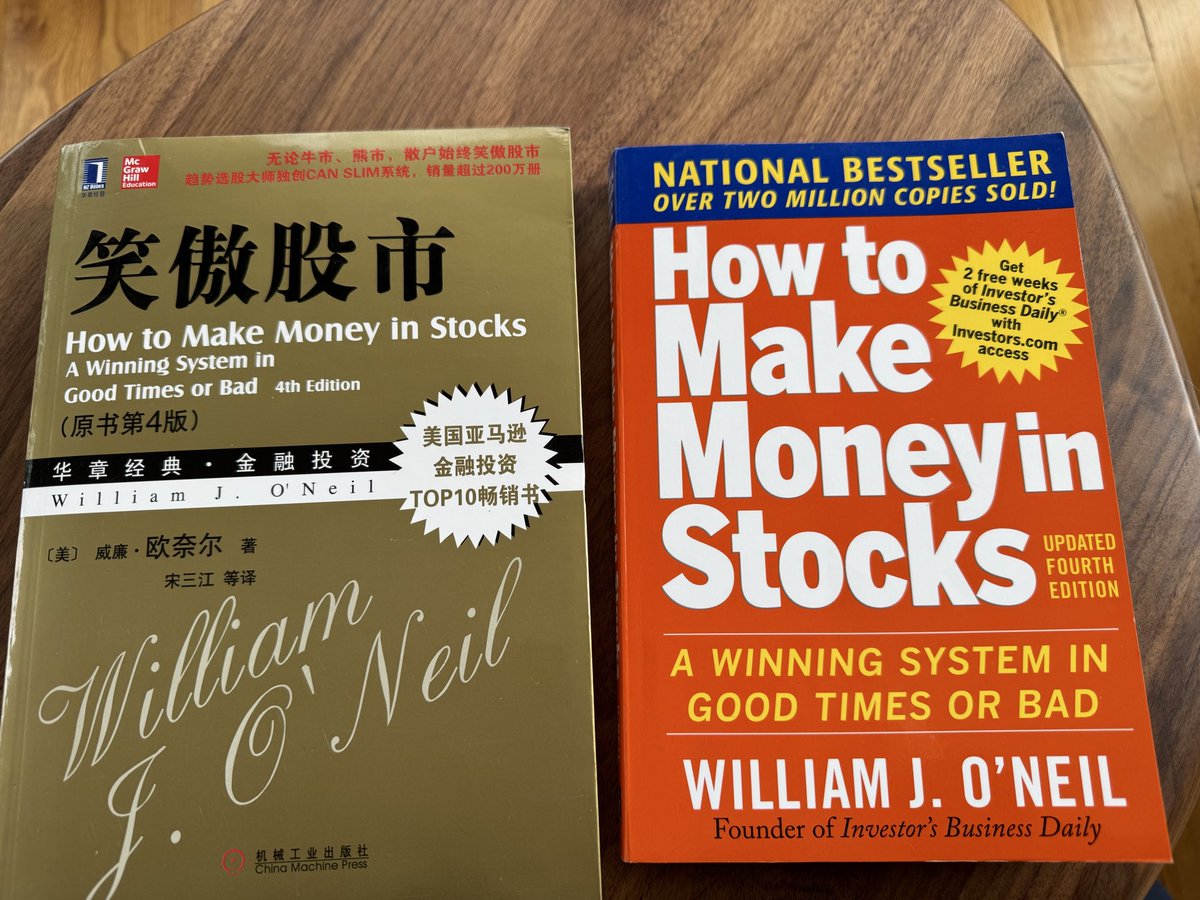 今天休市躺平，推荐一本比较喜欢的美股交易书籍，这本书 我读过很多遍，不仅是中文、英文纸质版，还有微信读书的电子版（只能显示已读完，无法显示读了多少遍）现在看来这本书讲的是美股交易底层理念的精华，但是只有交易到一定程度才能理解和运用纯熟，否则很容易误导特别  ...
