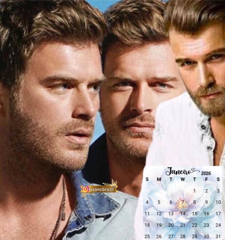 Bem-vindos ao mês de Janeiro! Que nos  traga muitas alegrias e realizações!🙌

#HappyNewYear2026 ❤🇹🇷🇧🇷💚
 
#kivanctatlitug #kıvançtatlıtuğ #actor #model #January #Janeiro #Calendario #Calendar #askimemnu #cesurvegüzel #Çarpışma #Mavi #Aile  #series #turkiye #Turkey #Beauty