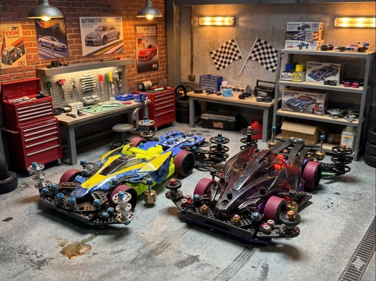 ShadowBreakerZ3's tweet image. 2日になってしまいましたが、今年もよろしくお願いします🙇
今年は次の3点を目標に頑張ります！
・アルカリで戦えるようになる
・見た目がカッチョイイマシンを作る
・行ったことのないミニ四駆ショップ（コース）に行く
さて、起きたら横浜行くとするか（＾ω＾）
#ミニ四駆