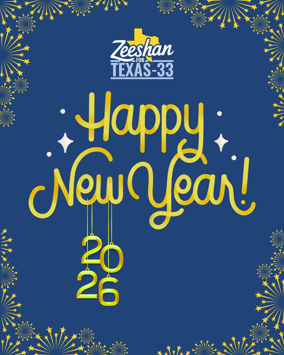 ZeeshanForTexas's tweet photo. Ready for a GOOD TIME?

2026 HERE WE COME!

#ZeeshanForTexas33 #TimeForUs https://t.co/qjYvSvh3vx
