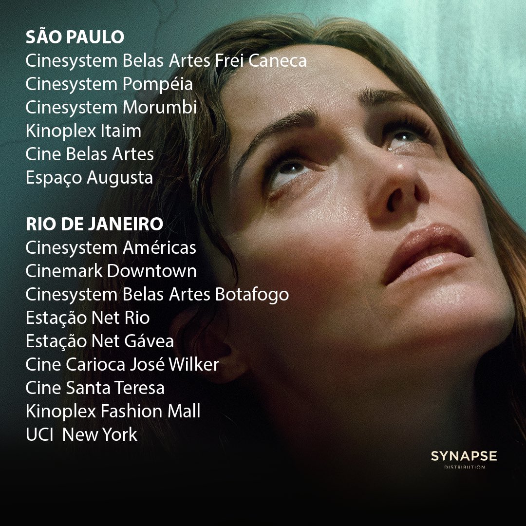 synapsebra's tweet image. Que tal começar o ano com a perna… no cinema? 🦵💥

‘Se Eu Tivesse Pernas, Eu Te Chutaria’ estreia HOJE! Venha conferir a performance visceral de Rose Byrne, vencedora do Urso de Prata, nesta história intensa sobre o caos da vida real que vai te prender do início ao fim.
Não…