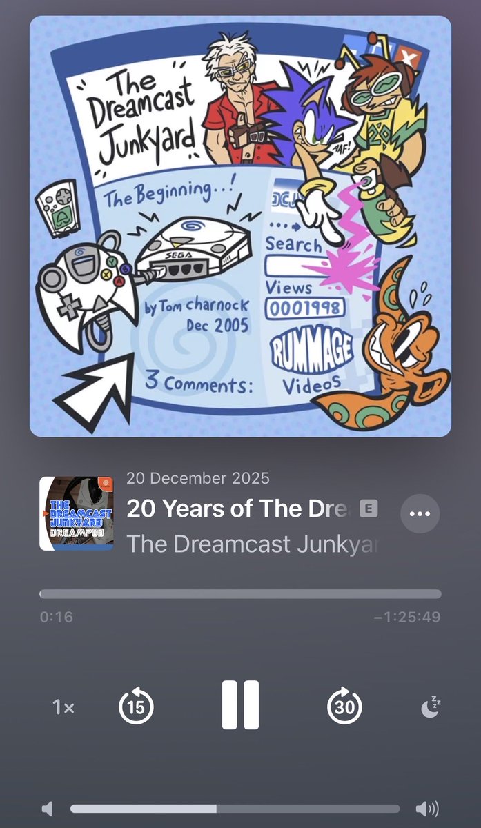 TheDCJunkyard's tweet image. Happy new year, and thanks for reading/listening to The Dreamcast Junkyard this year! ✨

👉20th Anniversary Article: thedreamcastjunkyard.co.uk/2025/12/20-yea…
👉Anniversary Pod: thedreamcastjunkyard.buzzsprout.com/42610/episodes…

We’ve still got plenty more 20 year anniversary DCJY goodness to come your way!
