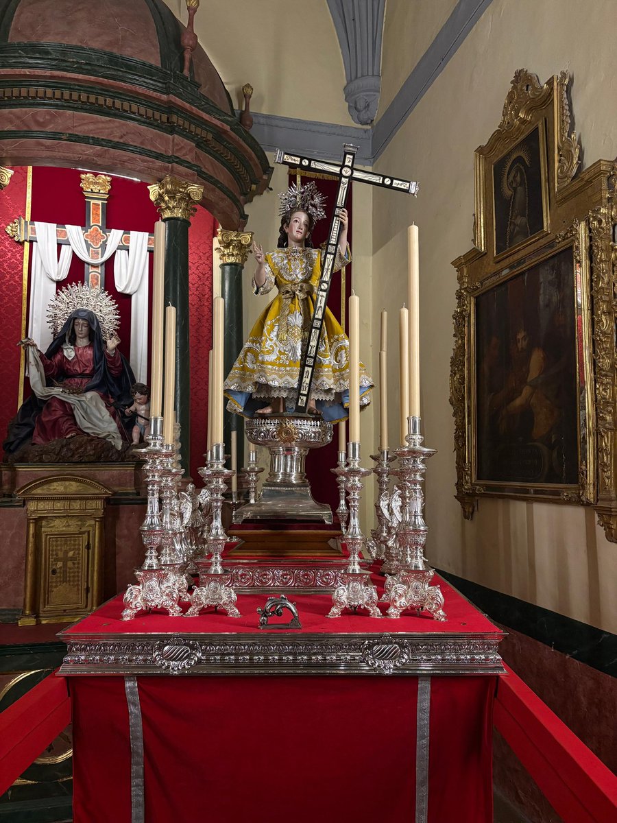 #CENTENARIO | De esta manera extraordinaria nos presenta nuestra priostía a la antigua imagen del Dulce Nombre de Jesús, de cara a su procesión gloriosa de mañana que se celebra con motivo del I centenario fundacional de nuestra cofradía.

#LaCañilla #100AñosDeRealejo