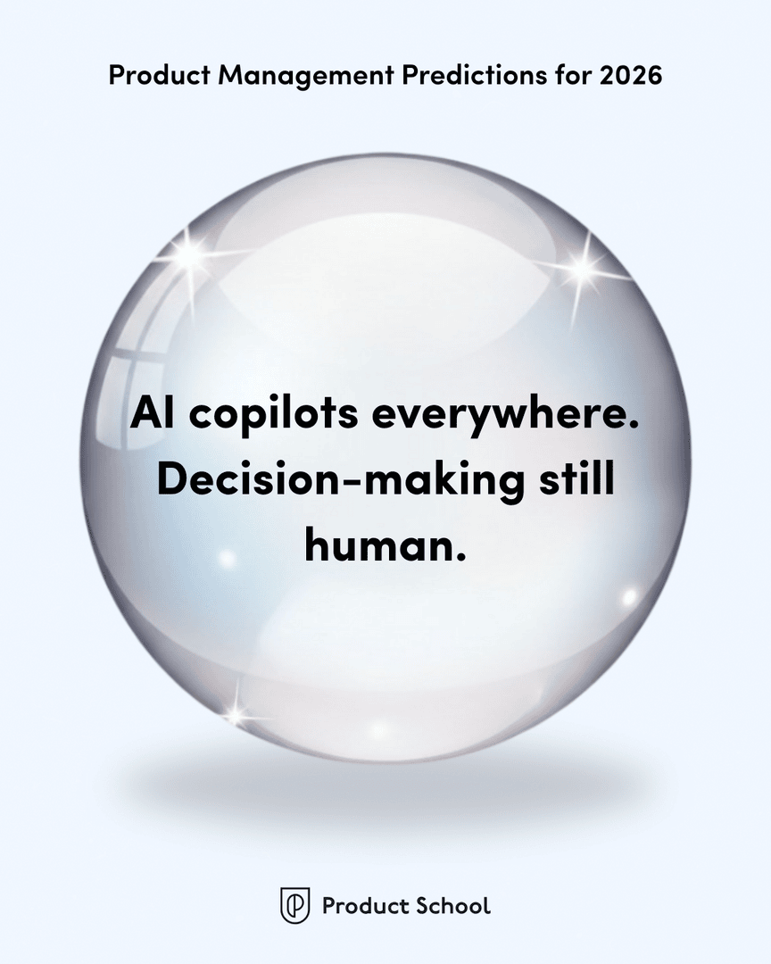 productschool's tweet image. We asked the crystal ball 🔮 about product management in 2026. It said: “You already know.”

#ProductManagement #AIProductManagement #TechTrends2026