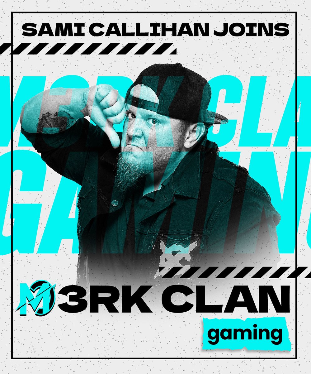 New Year. 
New Look. 
New Team Member.

We are proud to announce the NEWEST member of <a href="/M3RKCLANGAMING/">M3RK CLAN™</a>

"The Death Machine" Sami Callihan!