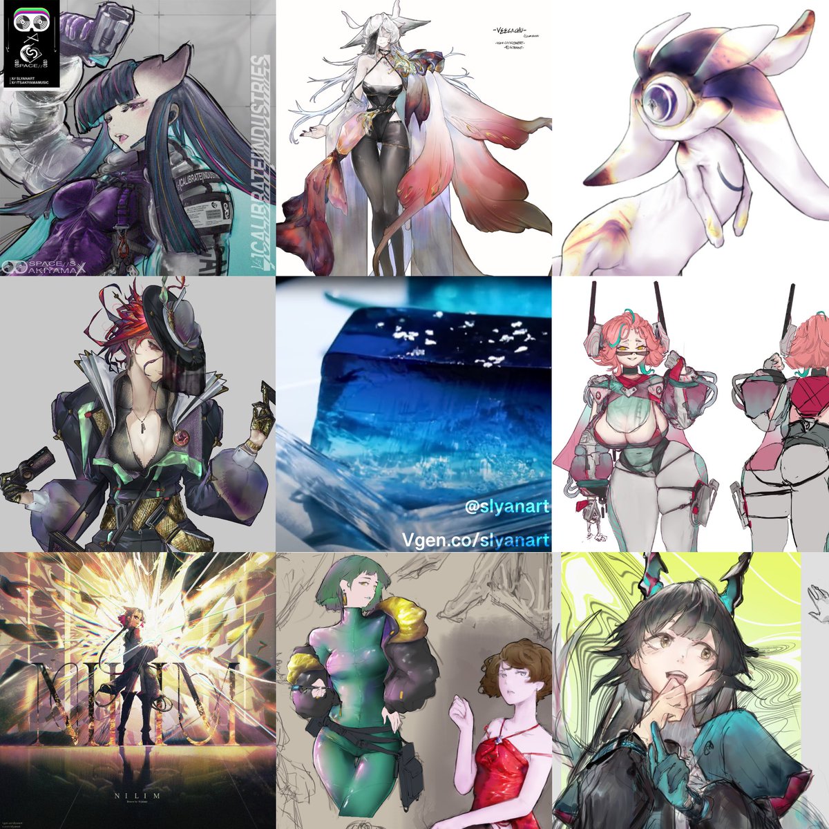 2025 art recap:
It doesn’t feel like I delivered a lot this year, but I definitely improved a lot.