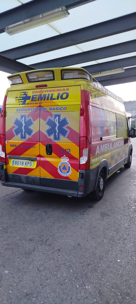 Nos activa #SUMMA112 por mujer de 84 años en #Domicilio 
Trasladamos al Hospital del Henares.