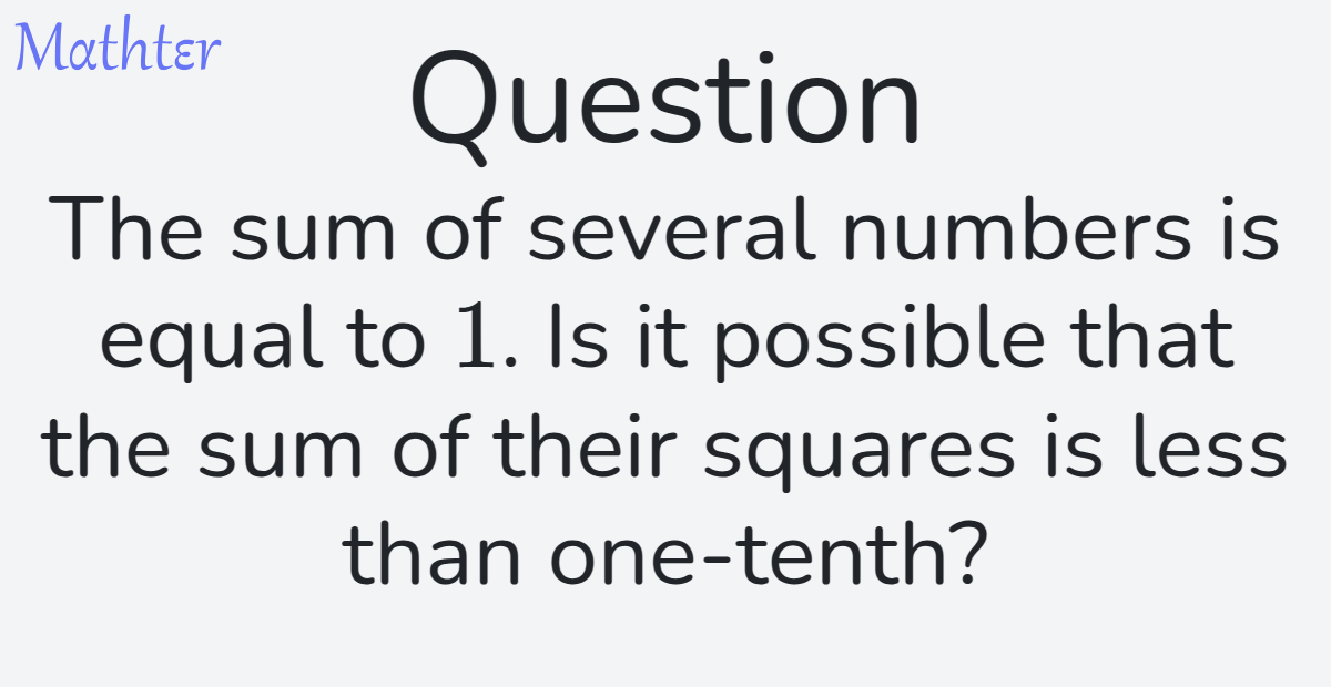 MathterRiddler's tweet photo. Puzzle from the Mathter website: https://t.co/OyGvm93aEg 
#Puzzle #ConstructinganExampleCounterexample #Sequences #Fractions #AveragesMeans #MinimumandMaximumProblemsOptimizationProblems https://t.co/F7pKlc7pK1