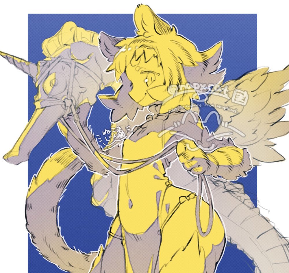 描き初めなケイカちゃん🐯 