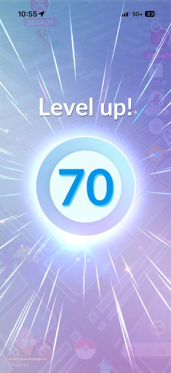 animedecoy's tweet image. 70 in Pokemon Go