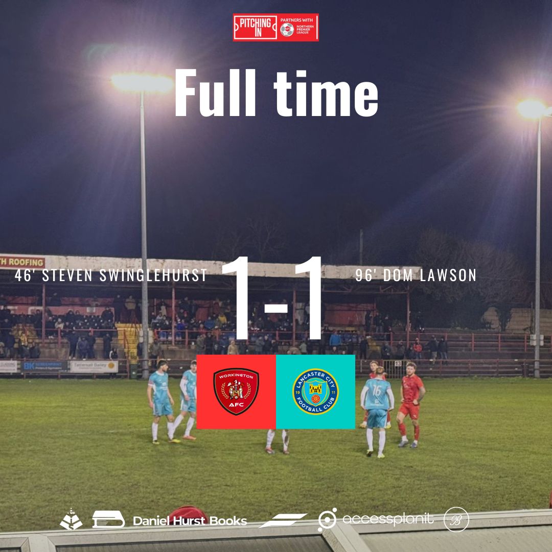 𝐅𝐔𝐋𝐋 𝐓𝐈𝐌𝐄

Dom Lawson's strike at the death earns the Dollies a point!

Match reaction to follow...

🔴 1-1🩵